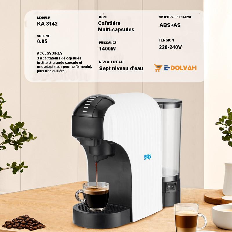 DSP Café Multi-Capsules /000104 – L'art du café chez vous, version 3-en-1 !