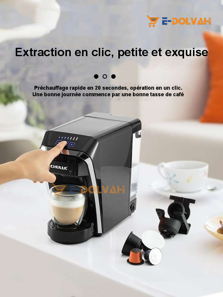 Mini Machine à Café Italienne DG /000101– L’expresso qui vous suit partout