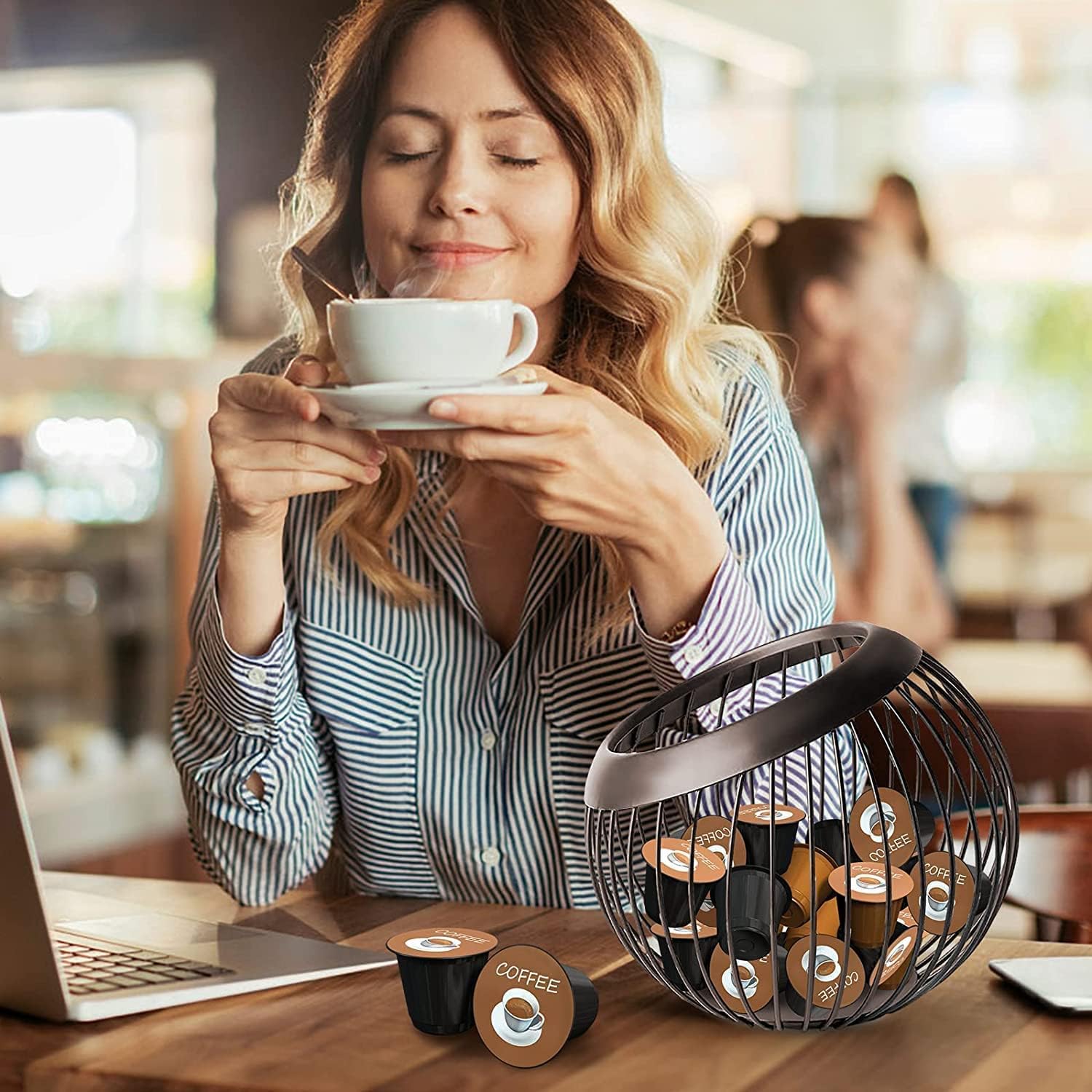 Porte-dosettes de café Counter-K – Organisez votre coin café avec style