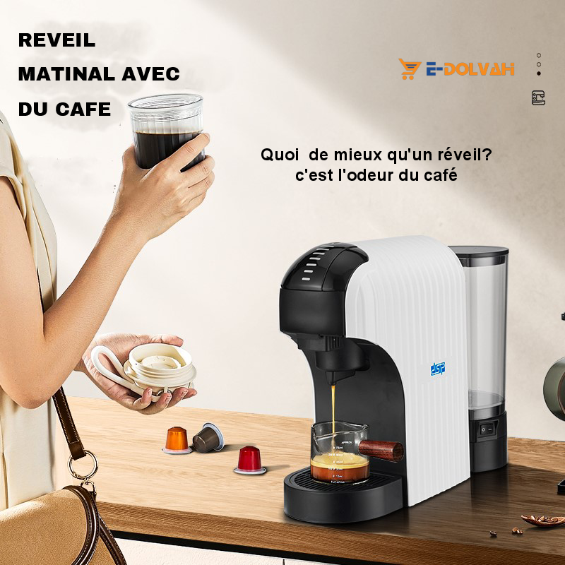 DSP Café Multi-Capsules /000104 – L'art du café chez vous, version 3-en-1 !