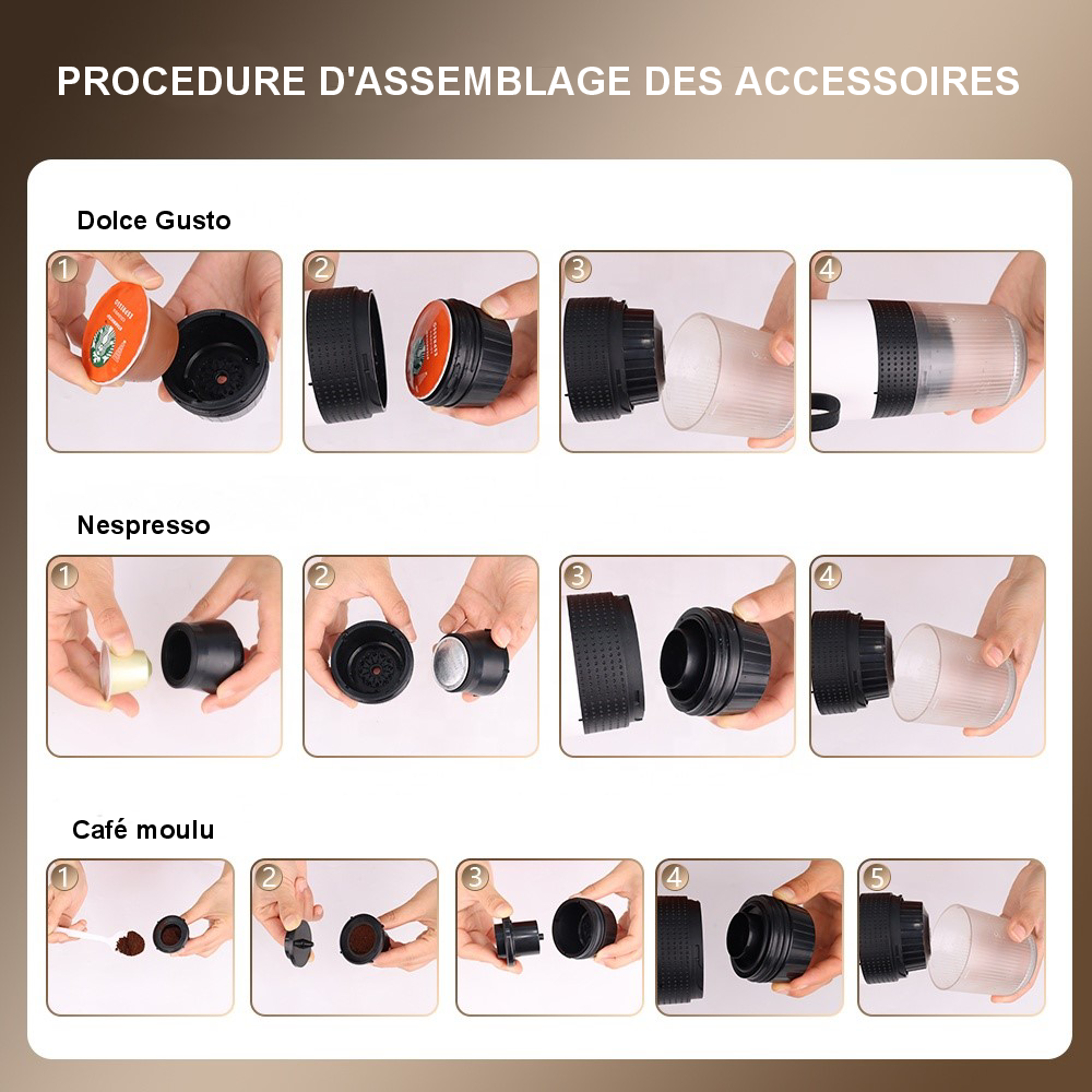 DSP Café Multi-Capsules /000104 – L'art du café chez vous, version 3-en-1 !