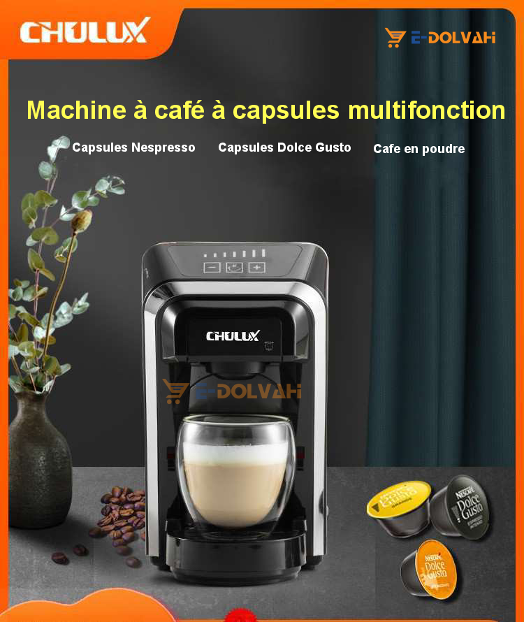 Mini Machine à Café Italienne DG /000101– L’expresso qui vous suit partout