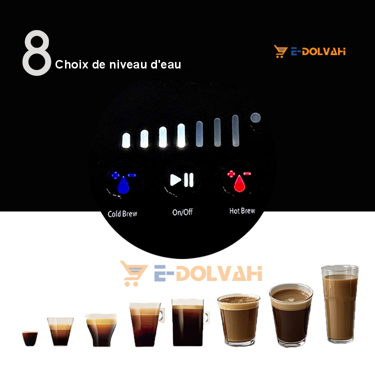 Machine à Expresso 3-en-1 /000102– Le plaisir du café, à votre rythme