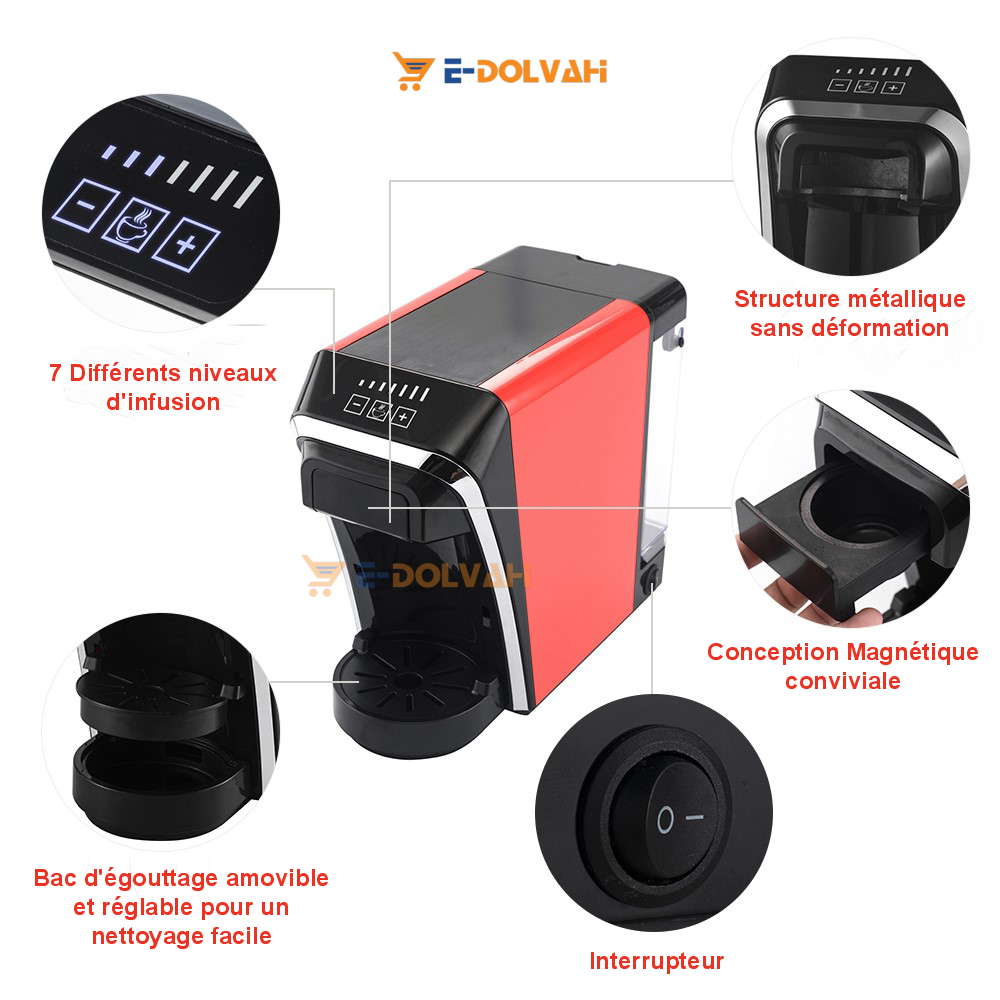 Mini Machine à Café Italienne DG /000101– L’expresso qui vous suit partout